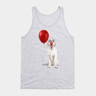 Halloween Dog White Labrador Tank Top